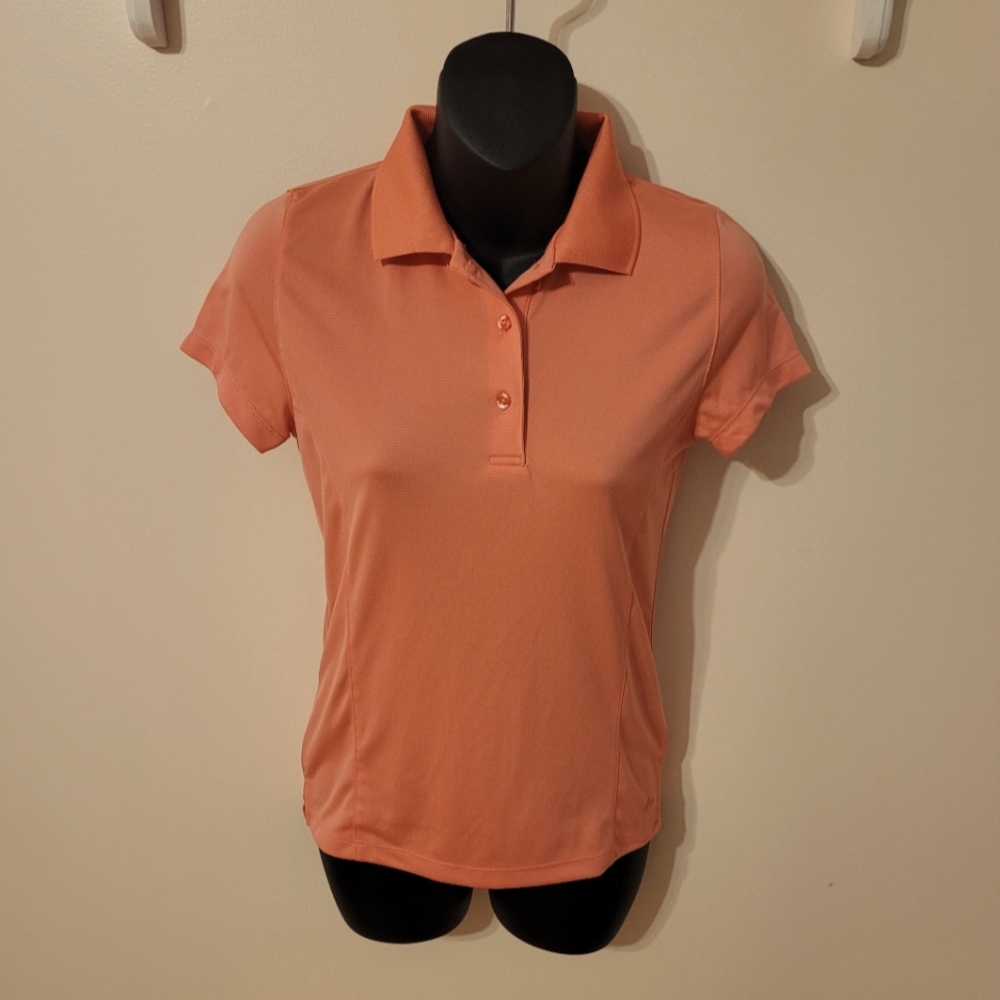 💚 Maggie Lane salmon color golf polo size XS